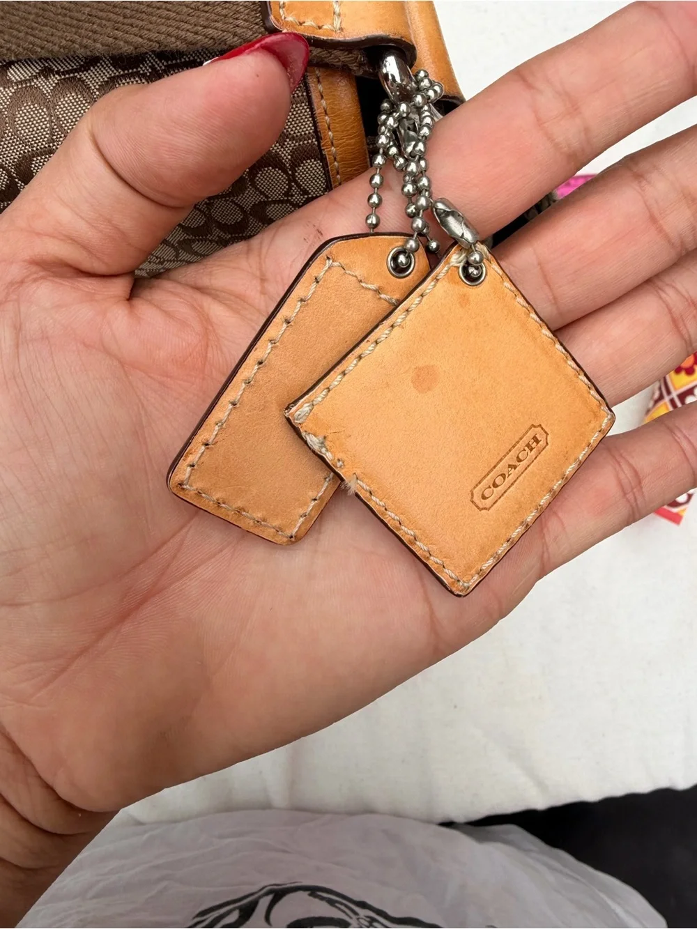 Vintage Coach Hudson signature messenger bag